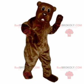 Rodent mascot with big teeth - Redbrokoly.com