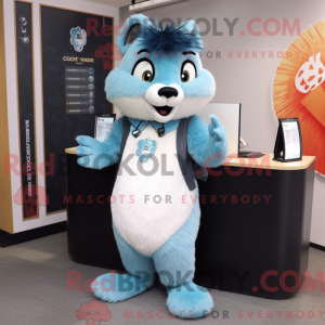 Disfraz de mascota Sky Blue...