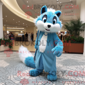 Disfraz de mascota Sky Blue...