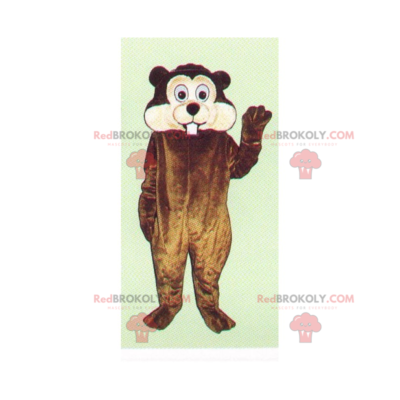 Mascote roedor com bochechas e dentes grandes - Redbrokoly.com Mascote roedor com bochechas e dentes grandes - Redbrokoly.com