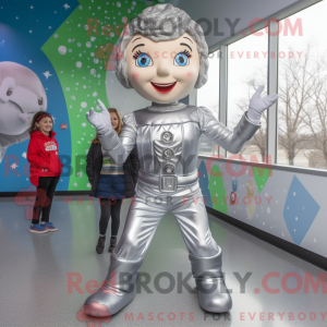 Silver Irish Dancer mascot...