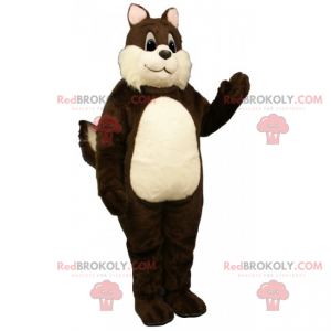 Mascotte de rongeur aux joues douces - Redbrokoly.com