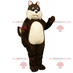 Rodent mascot with soft cheeks - Redbrokoly.com