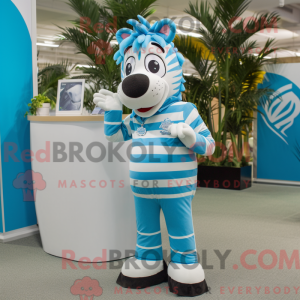 Sky Blue Zebra...