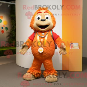 Orange Rainbow maskot...
