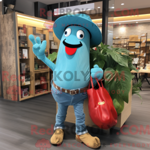 Turquoise Pepper mascotte...