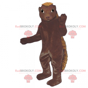 Mascotte roditore con cresta lunga - Redbrokoly.com