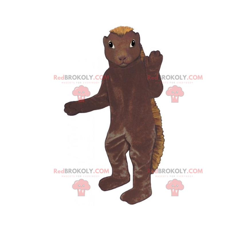 Mascotte roditore con cresta lunga - Redbrokoly.com