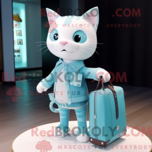 Máscara Cyan Cat com...