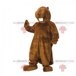 Mascote roedor com orelhas pequenas - Redbrokoly.com