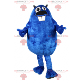 Blauw knaagdier mascotte - Redbrokoly.com