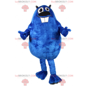 Mascote roedor azul - Redbrokoly.com