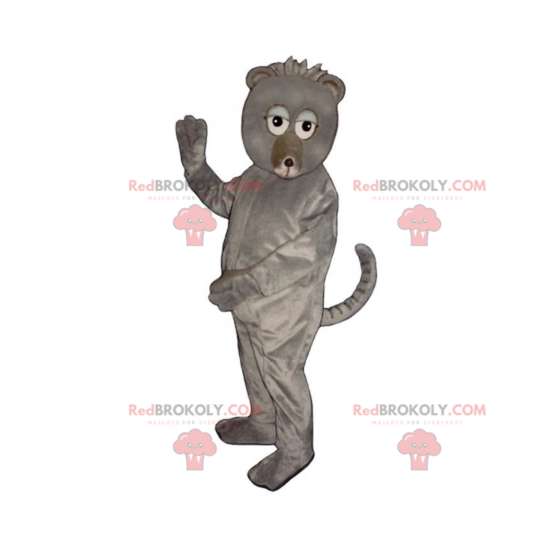 Mascote roedor cinza - Redbrokoly.com