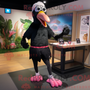 Máscara preta Flamingo com...