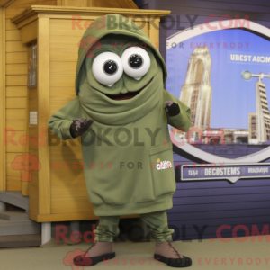 Postava maskota Olive Fried...
