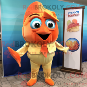 Peach Fish Tacos mascot...