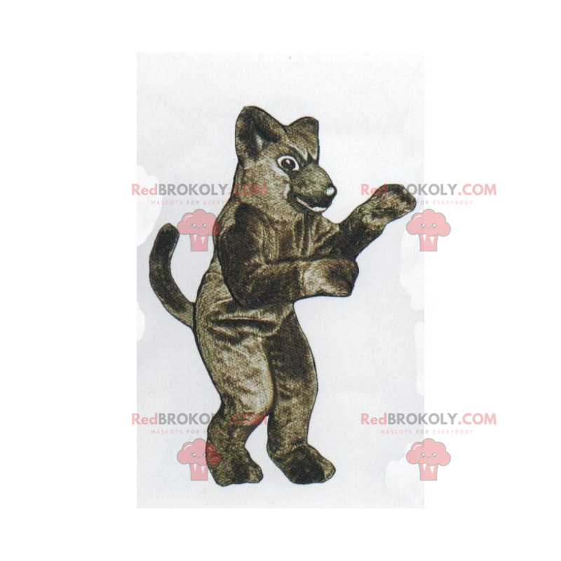 Brown rodent mascot - Redbrokoly.com