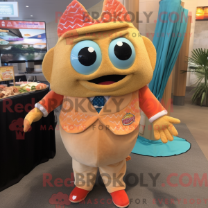 Peach Fish Tacos mascot...