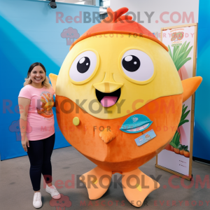 Postava maskota Peach Fish...
