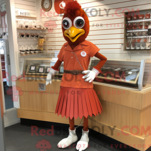 Rust Hens maskotdraktfigur...