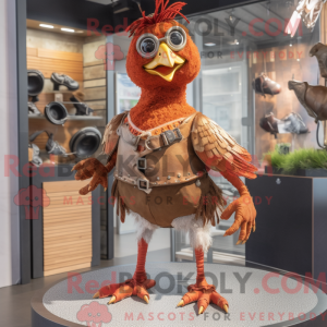 Rust Hens Maskottchen...