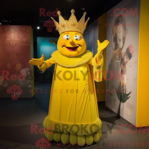 Gele koning mascotte...