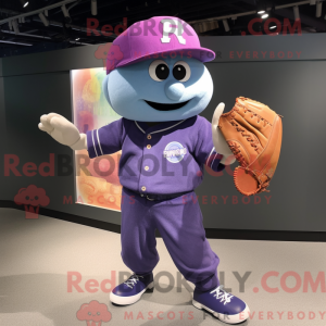 Lilla Baseball Ball maskot...