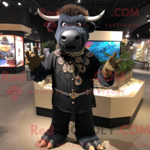 Black Buffalo mascot...