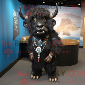 Black Buffalo mascot...
