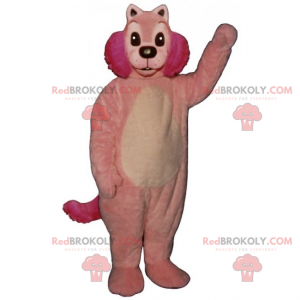 Pink rodent mascot - Redbrokoly.com