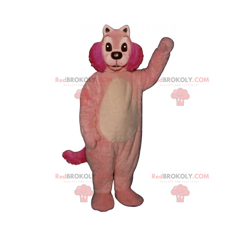 Pink rodent mascot - Redbrokoly.com