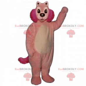 Mascote roedor rosa - Redbrokoly.com