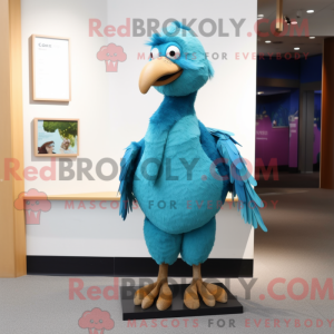 Costume de mascotte Cyan...