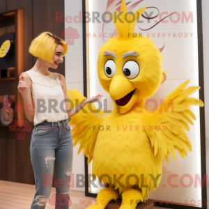Citrongul Harpy maskot...