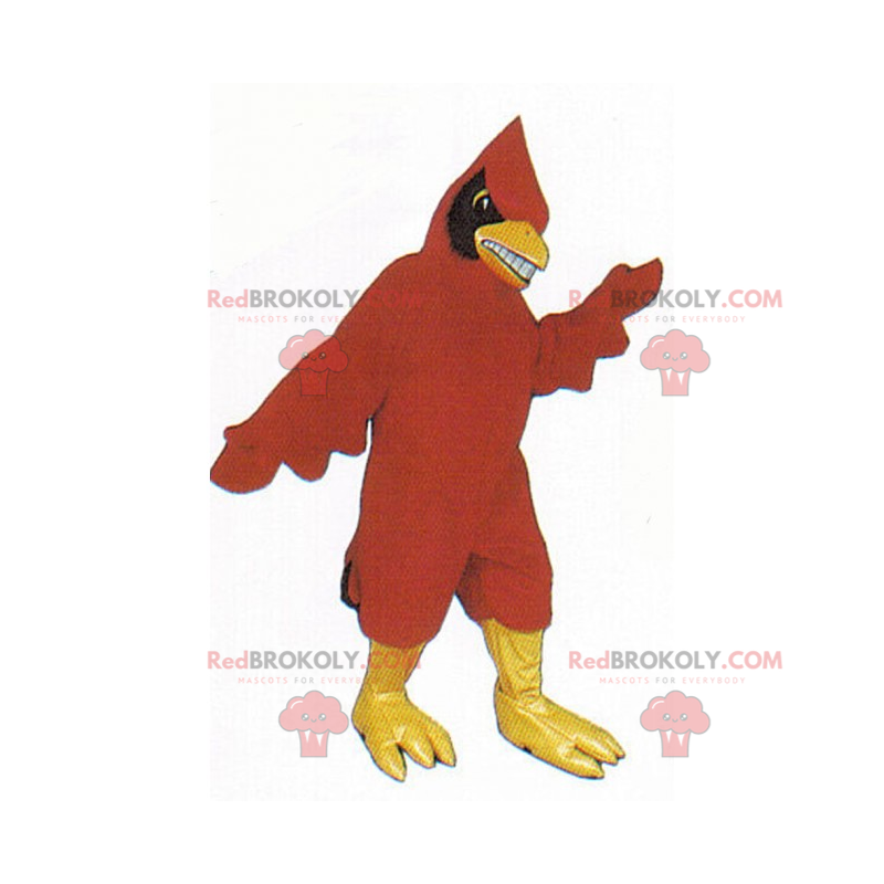 Mascote garganta vermelha - Redbrokoly.com