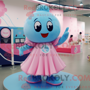 Sky Blue Pink mascot...