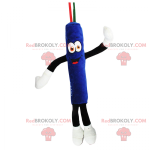 Mascotte blauwe roller - Redbrokoly.com