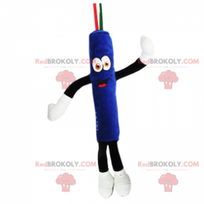 Mascota de rodillo azul - Redbrokoly.com