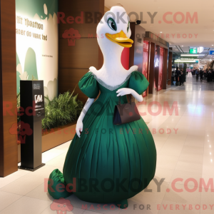 Forest Green Swan maskot...