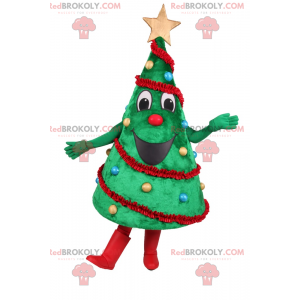 Dekorert juletre maskot - Redbrokoly.com