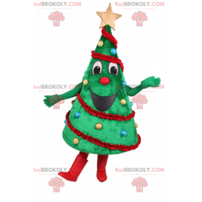 Dekorert juletre maskot - Redbrokoly.com