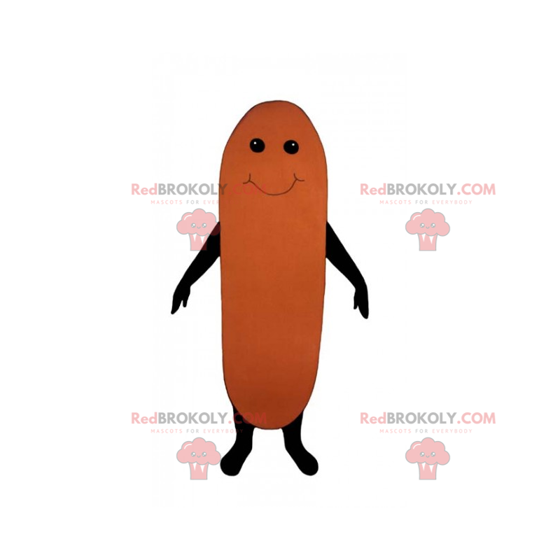 Mascote de salsicha - Redbrokoly.com