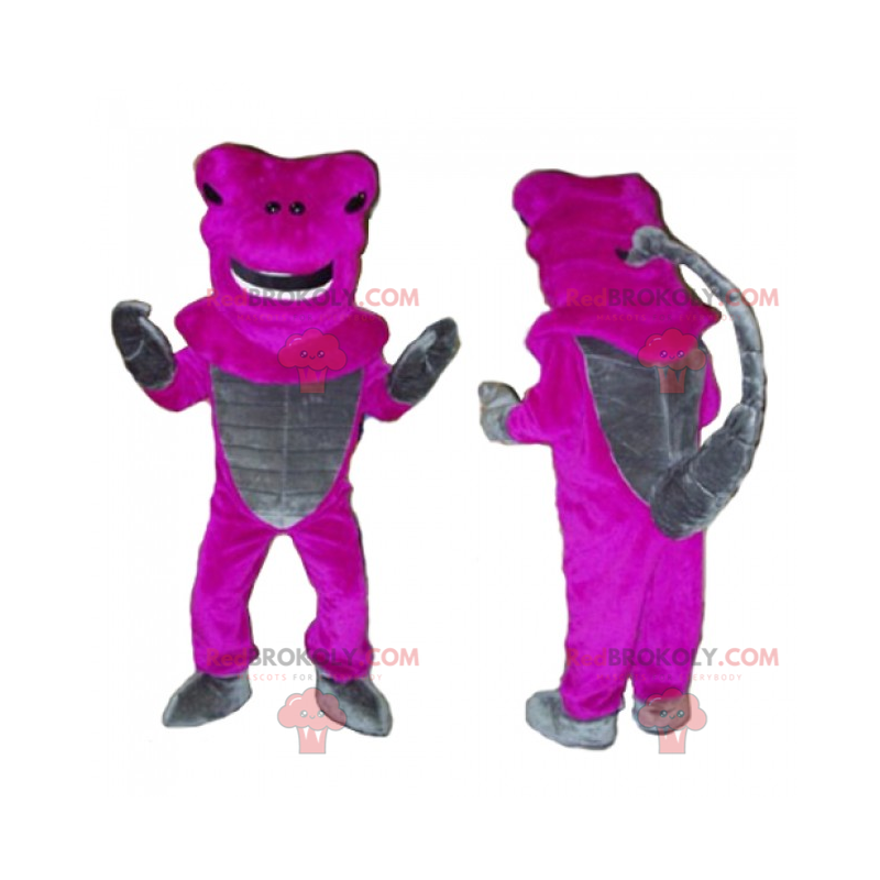 Mascote escorpião roxo - Redbrokoly.com