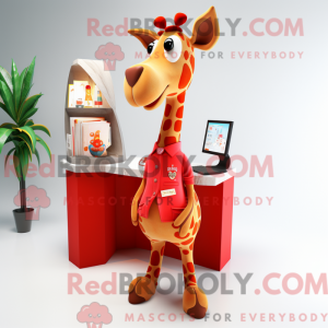Rode giraffe...