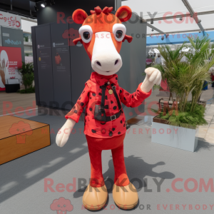 Costume mascotte de girafe...