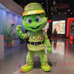 Disfraz de mascota de Lime...