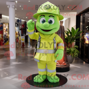 Disfraz de mascota de Lime...