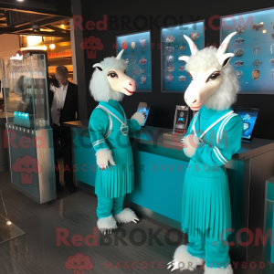 Máscara de cabra Cyan...