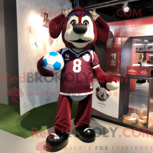 Maroon Soccer Goal...