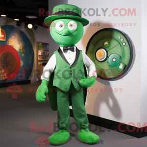 Green Plate Spinner maskot...